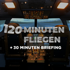 120 Minuten in einem A320 Fliegen