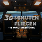 30 Minuten in einem A320 Fliegen [Schnupperflug]