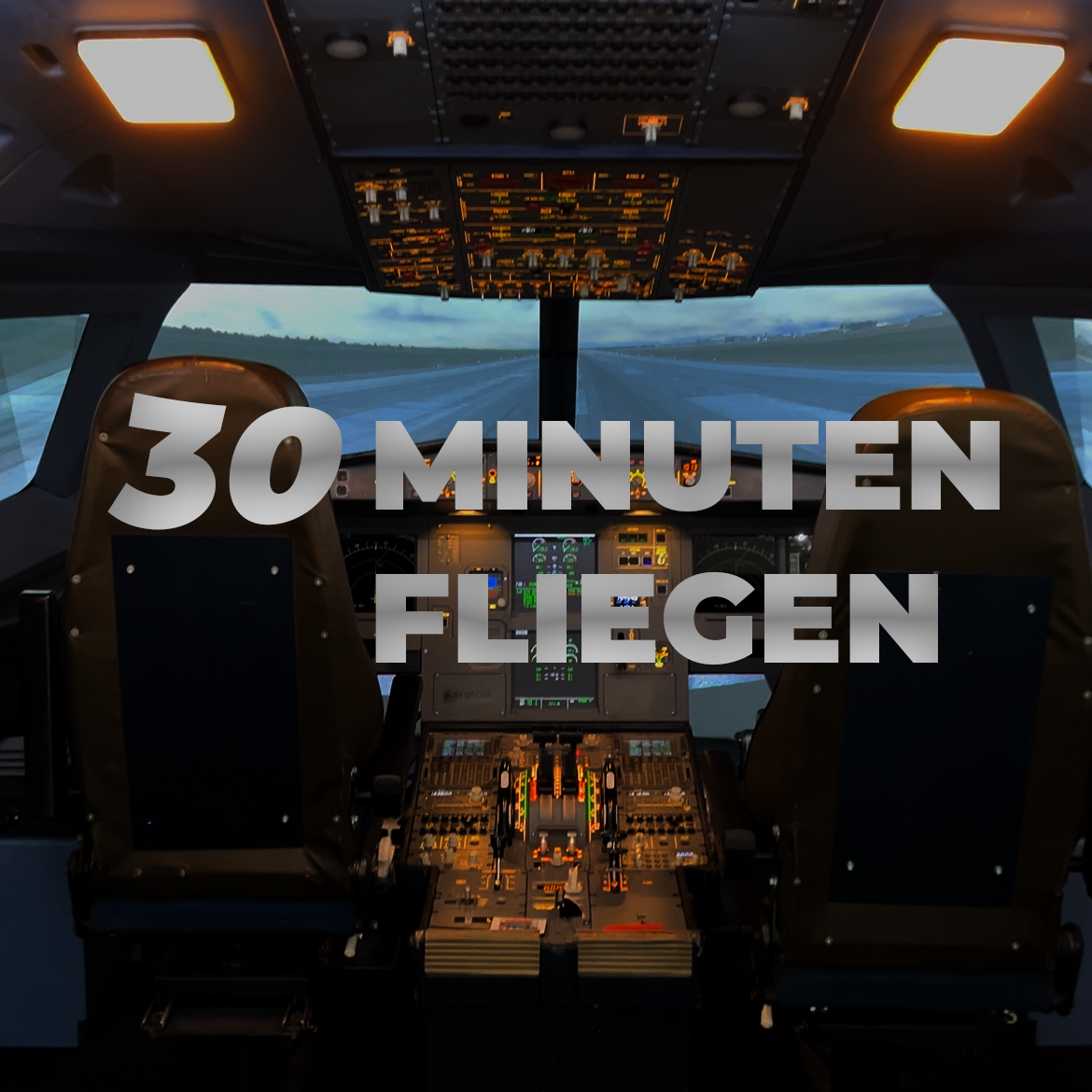 30 Minuten in einem A320 Fliegen [Schnupperflug]