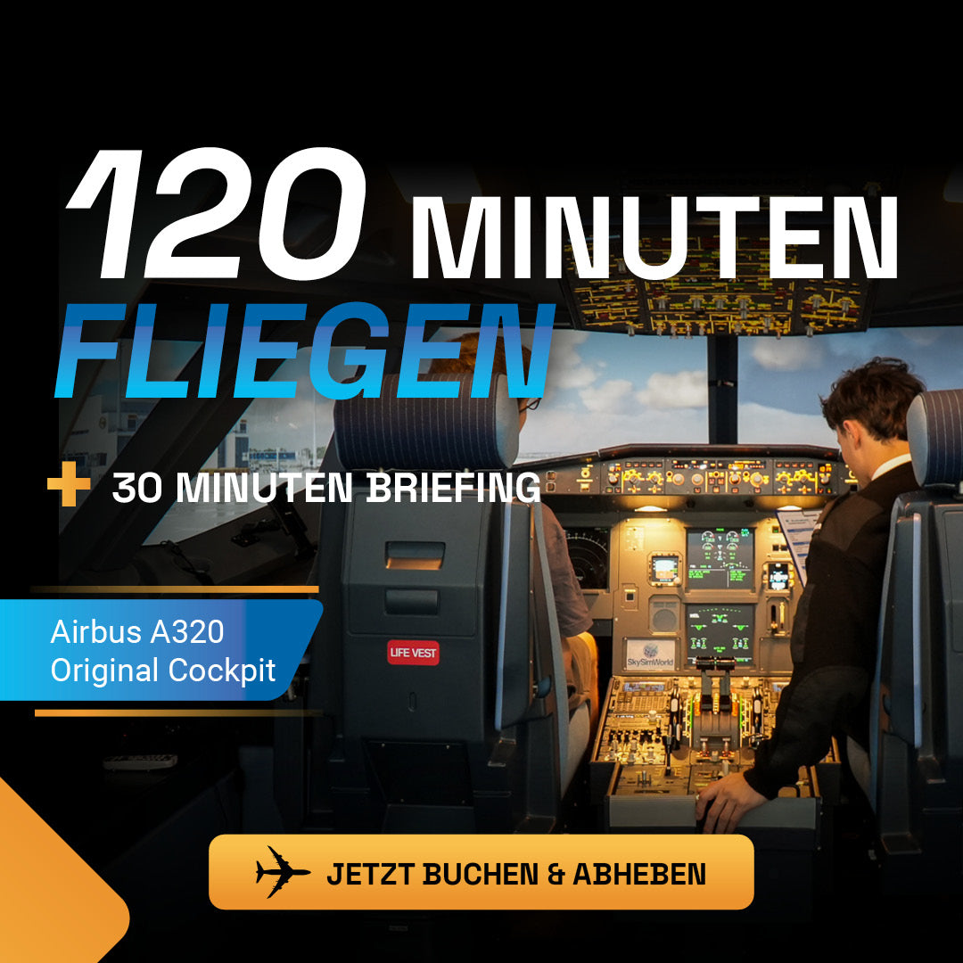 120 Minuten in einem A320 Fliegen