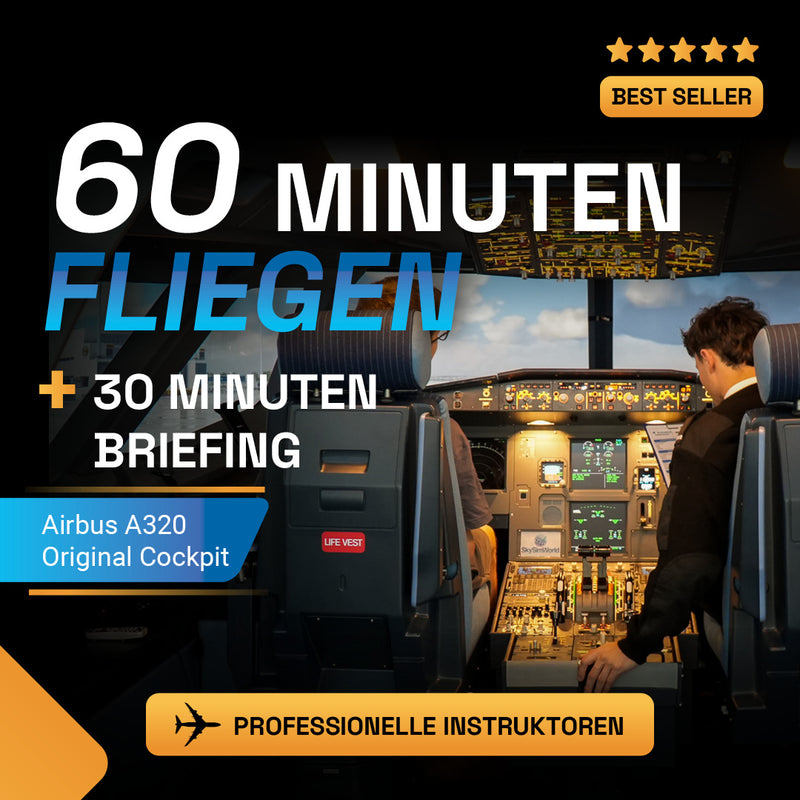 60 Minuten in einem A320 Fliegen [BESTSELLER]